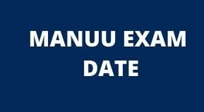 Manuu Distance Exam time table 2024 | Manuu Distance Mode Exam time table 2024