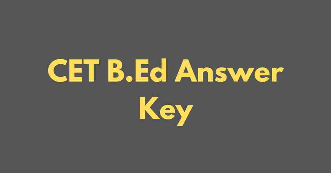 cet bed answer key pdf 2024